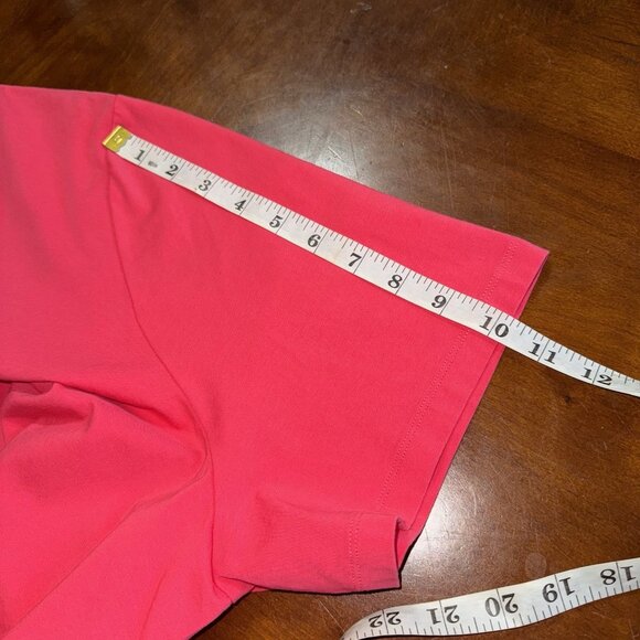 Catherines T Shirt Womens Sz 2X 22/24W Suprema Collection Short Sleeve Hot Pink - Picture 12 of 15